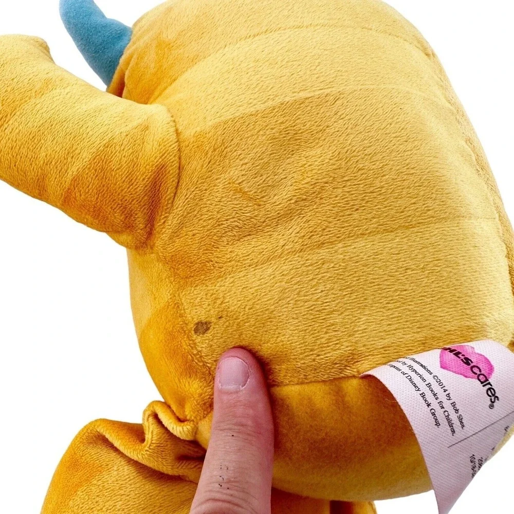 Kohls Cares Yellow Striped Plush Monster‎ Toy Monsters Dont Play With Food a